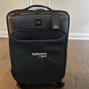 Travis Mathew Charcoal Rolling Carryon Suitcase